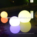 waterproof cordless rechargeable Chrismas plastic ball ornament/ led glow swimming pool ball